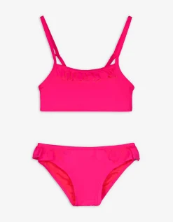 Dopodopo girls Set van bikinitop en bikinibroekje - Volants - pink Best