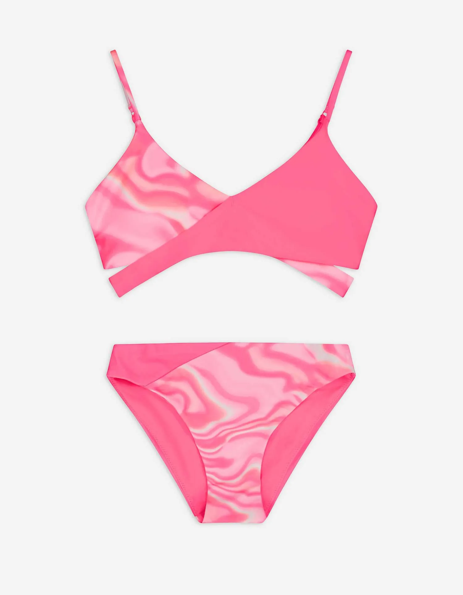Page One Young Set van bikinitop en bikinibroekje - Kleurverloop - pink Outlet