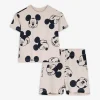 Dopodopo mini Set van T-shirt en broek - Mickey Mouse - wit Sale