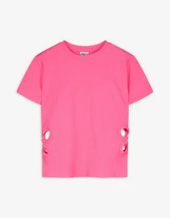 Page One Young Shirt - Cut-outs - pink Outlet