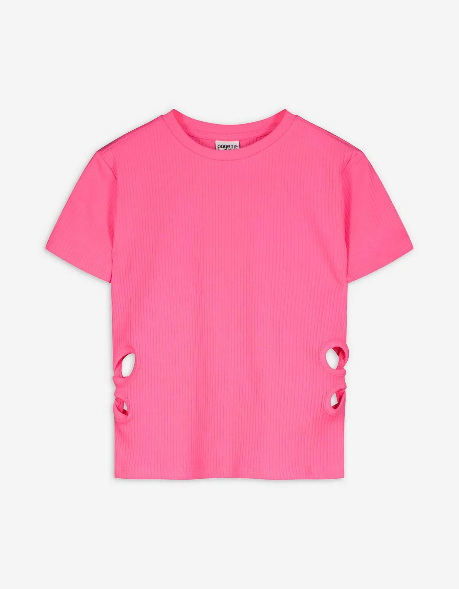 Page One Young Shirt - Cut-outs - pink Outlet