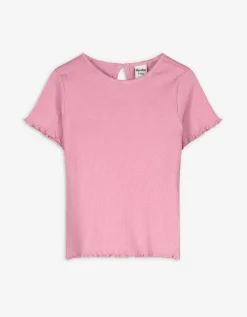 Dopodopo mini Shirt - Effen - roze Clearance