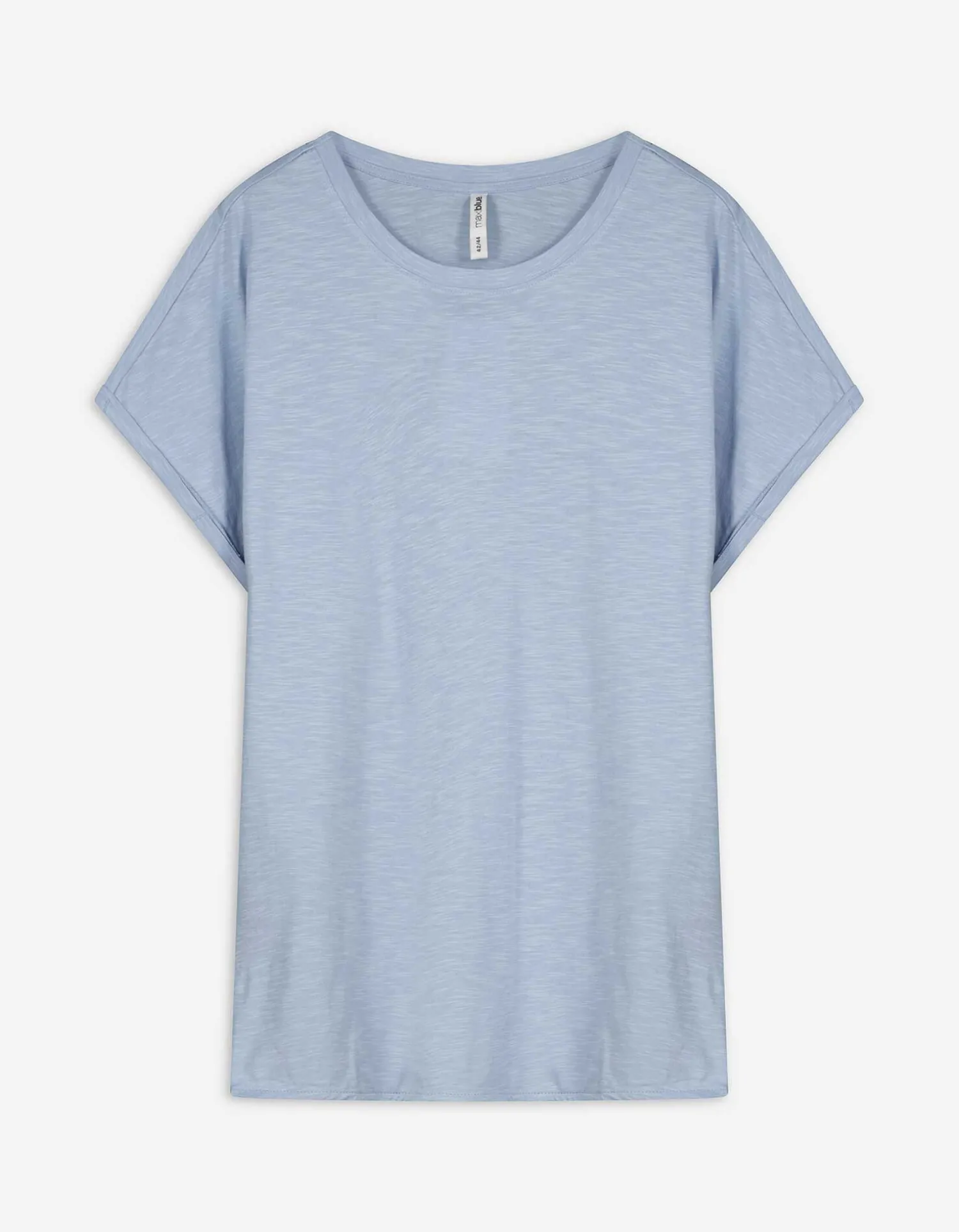 Maxi Blue Shirt - Zijsplit - lichtblauw Discount