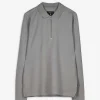 Jean Pascale Shirt met lange mouwen - Ritssluiting - groen Clearance