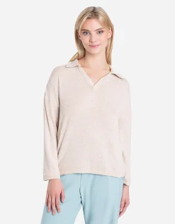 Takko Shirt met lange mouwen - Zachte touch - beige Hot