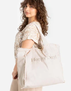 Accessories Shopper - Muntvak met rits - beige Best