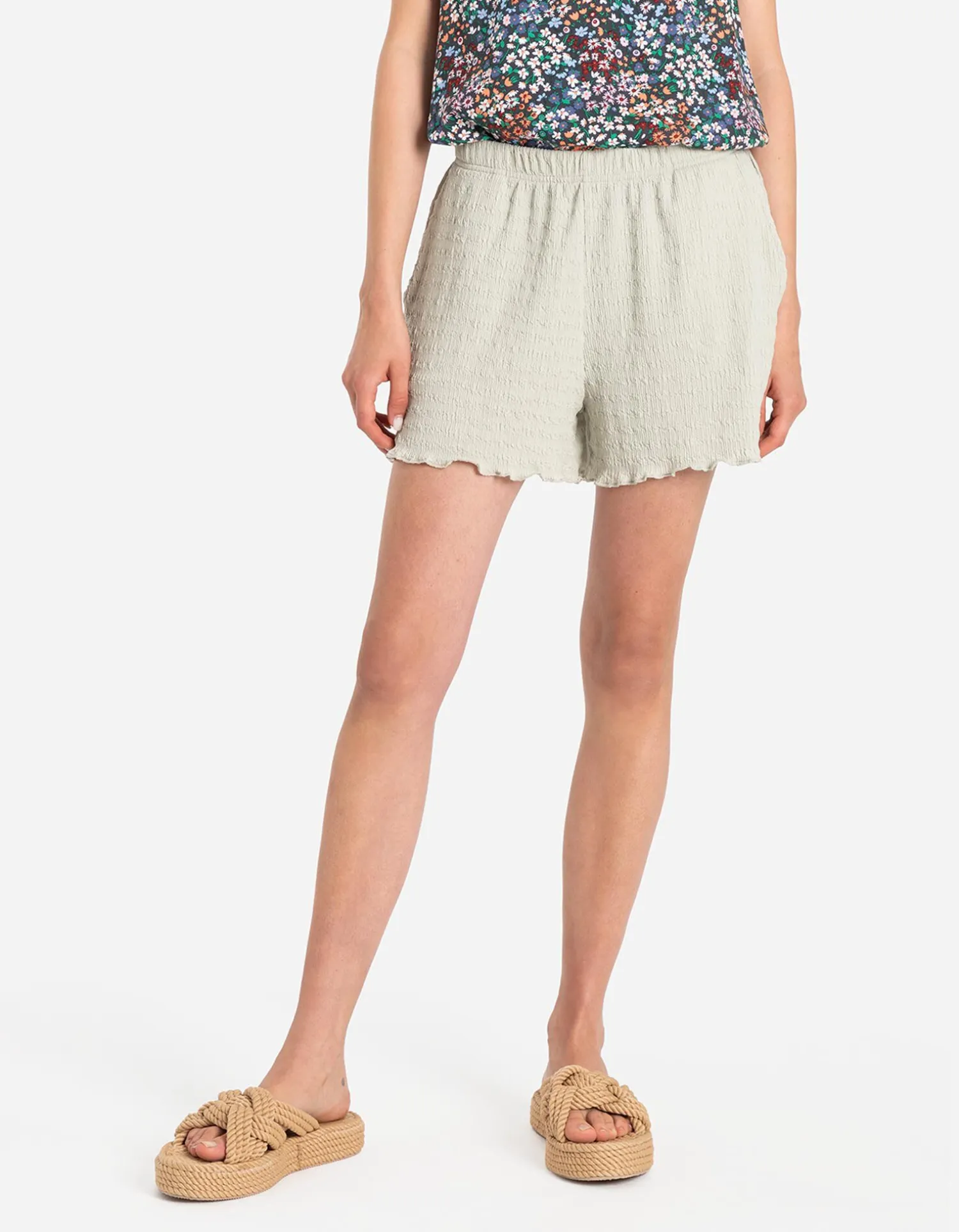 Page One Short - Geschulpte zoom - beige Best