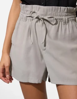 Takko Short - Hoge taille - beige Clearance