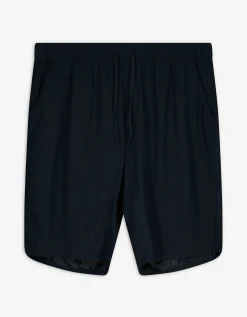 Jean Pascale Short - Linnenmix - donkerblauw Online