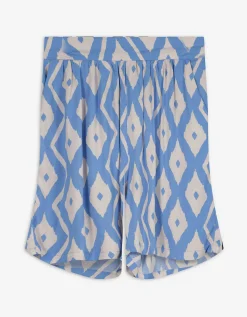Takko Short - Print all-over - lichtblauw Sale
