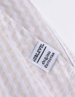 Takko Short - Strepen - beige New
