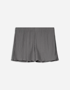 Page One Short - Wide leg - donkergrijs Online