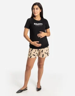 ever me MUM Short - Zwangerschapskleding - beige Online