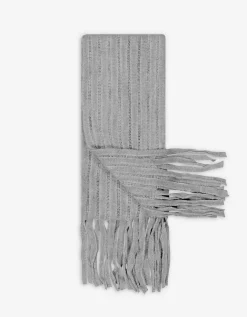 Accessories Sjaal - Franjes aan de zomen - grijs Best