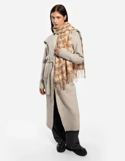 Accessories Sjaal - Franjes aan de zomen - beige New