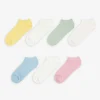 women Sneakersokken - Set van 7 lichtgeel Hot