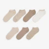 women Sneakersokken - Set van 7 wit Clearance