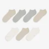 women Sneakersokken - Set van 7 beige Hot