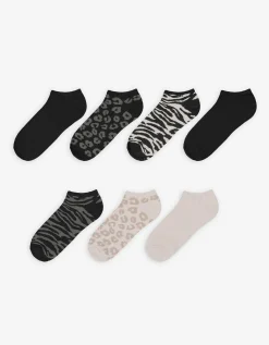 women Sneakersokken - Set van 7 wit Best