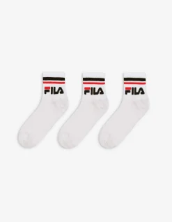 men Sneakersokken - Set van 3 wit Best