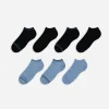 men Sneakersokken - Set van 7 donkerblauw New