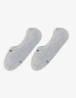 men Sneakersokken - Set van 2 lichtgrijs Hot