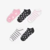 Girls Sneakersokken - Set van 5 donkergrijs Hot
