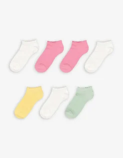 Girls Sneakersokken - Set van 7 turkoois New