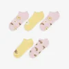 Girls Sneakersokken - Set van 5 pink Outlet