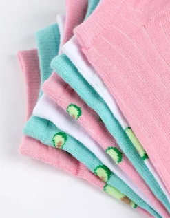 women Sneakersokken - Set van 7 pink New