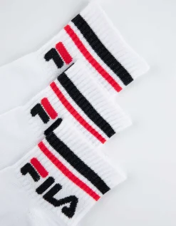 men Sneakersokken - Set van 3 wit Best