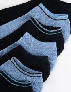 men Sneakersokken - Set van 7 donkerblauw New