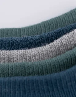 boys Sneakersokken - Set van 5 groen Fashion