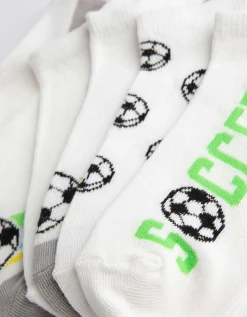 boys Sneakersokken - Set van 5 wit Best