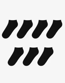 Takko Sneakersokken - Set van 7 - zwart Sale