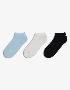 men Sneakersokken - Set van 3 - lichtblauw Best