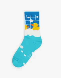 men Sokken - Print all-over - blauw Fashion