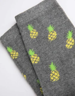 men Sokken - Print all-over - grijs Hot
