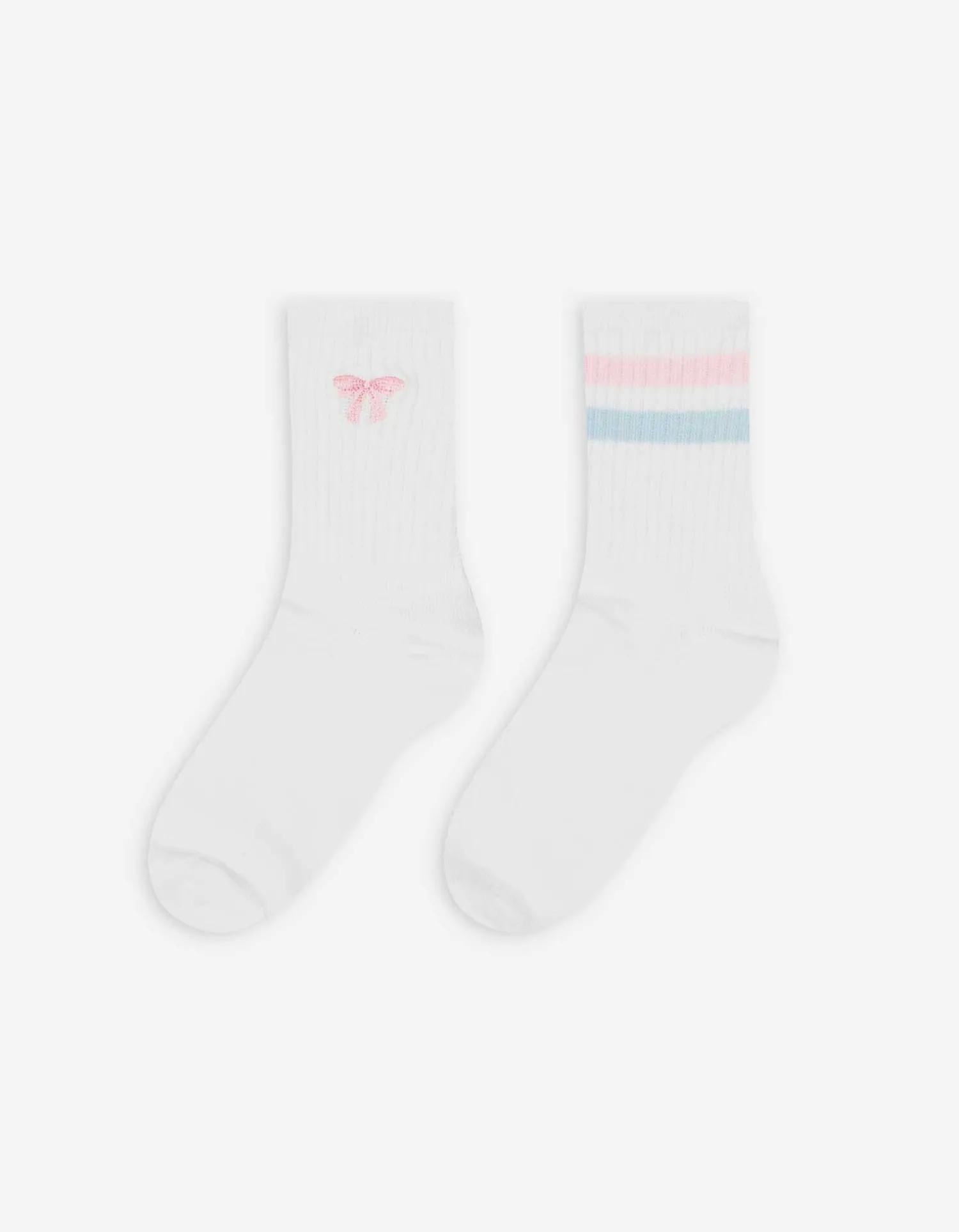women Sokken - Set van 2 wit Clearance