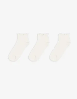 women Sokken - Set van 3 wit Discount