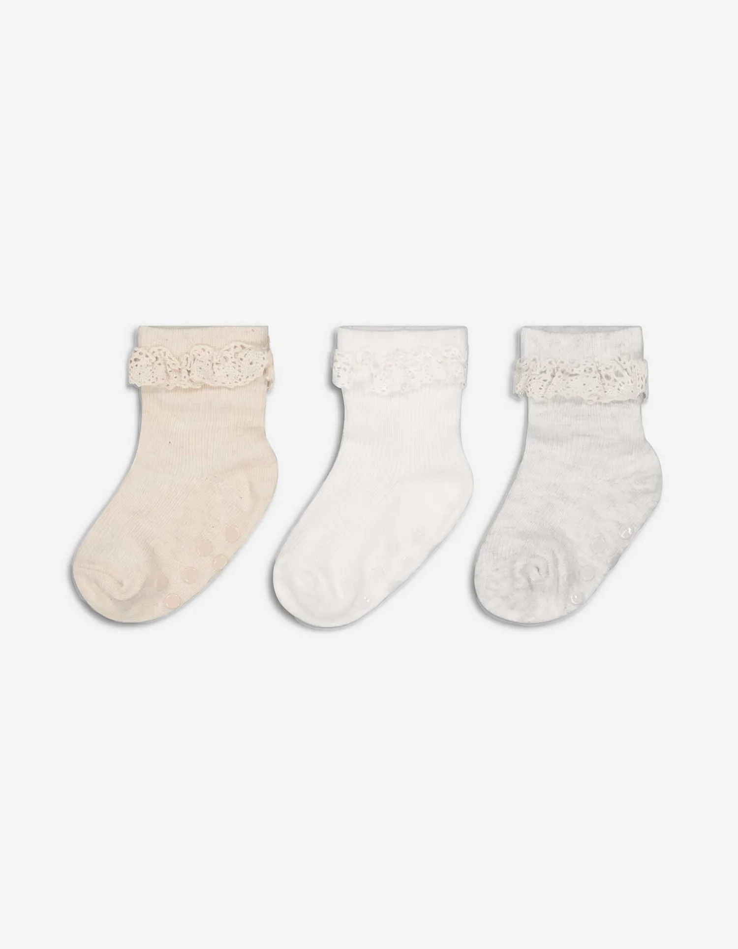 Dopodopo mini Sokken - Set van 3 beige Online