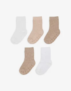 Dopodopo mini Sokken - Set van 5 beige Outlet