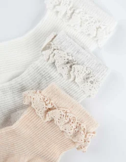 Dopodopo mini Sokken - Set van 3 beige Online