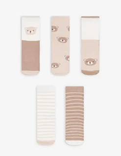 Dopodopo mini Stopper sokken - Thermo-effect beige Online