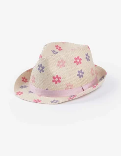 Dopodopo girls Strohoed - Print all-over - beige Online