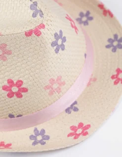 Dopodopo girls Strohoed - Print all-over - beige Online