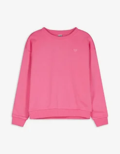 Dopodopo girls Sweatshirt - Borduursels - pink Discount