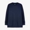 Jean Pascale Sweatshirt - Effen - donkerblauw New