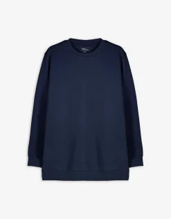 Jean Pascale Sweatshirt - Effen - donkerblauw New