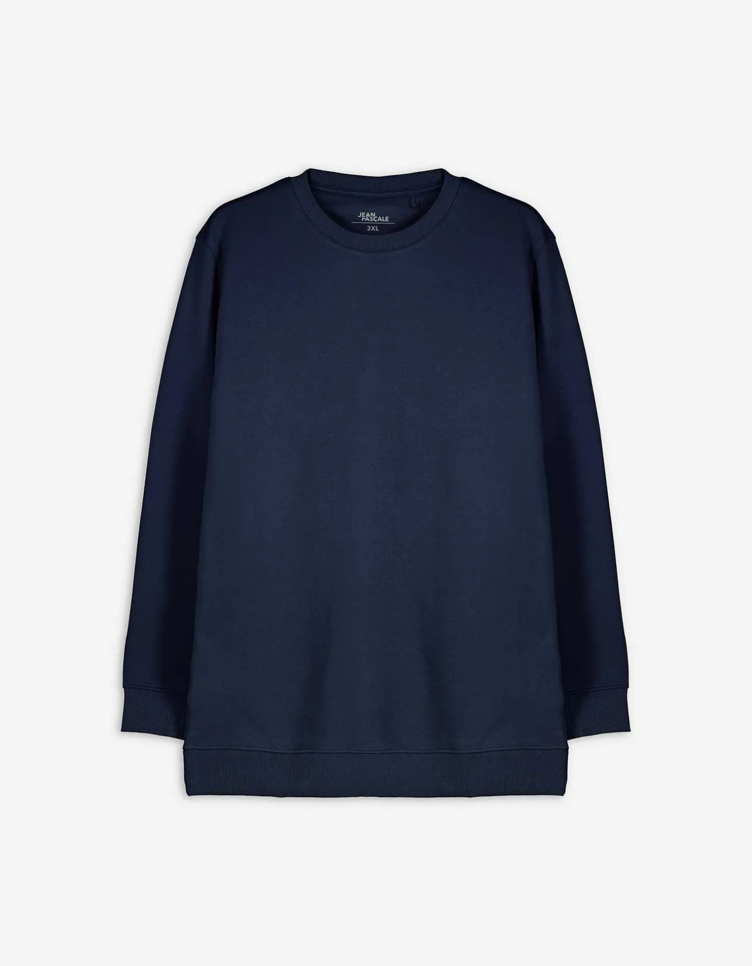 Jean Pascale Sweatshirt - Effen - donkerblauw New